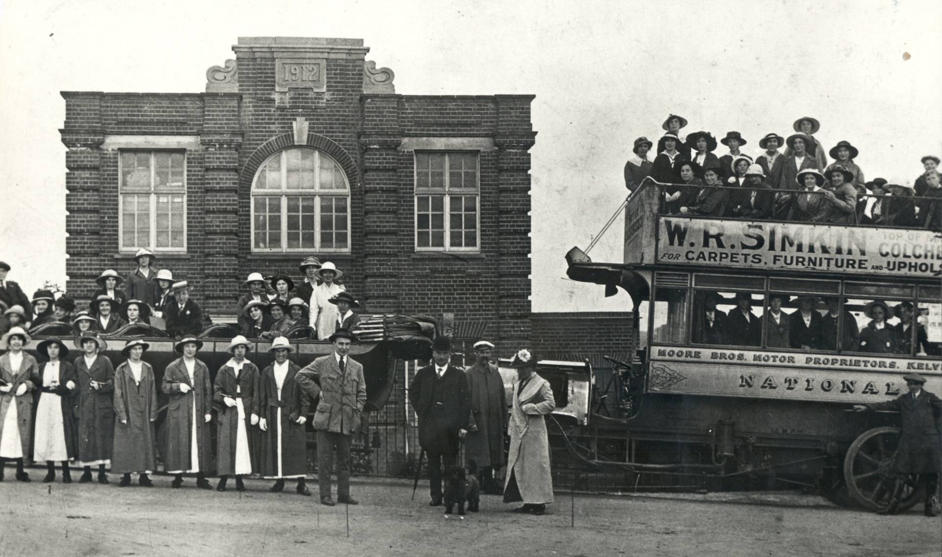 Witham factory outing to Clacton in 1916