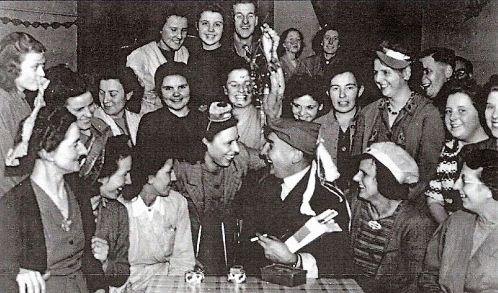 Party at the Witham factory 1940